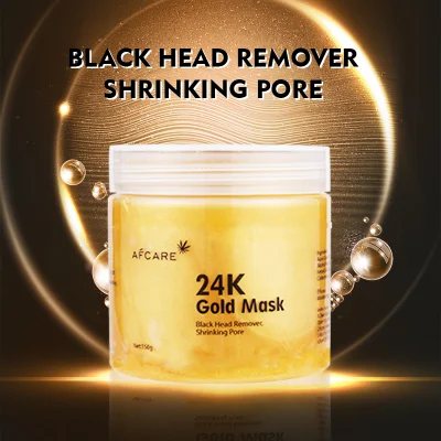 Wholesales Beauty Cosmetics Anti-Aging Moisturizing Pore Cleansing 24K Gold Peel off Facial Mask