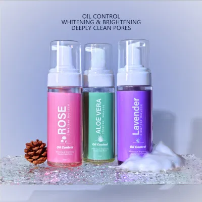 Customized Packaging Aloe Vera Face Cleanser Hyaluronic Acid Quick Cleaning for Oily Skin