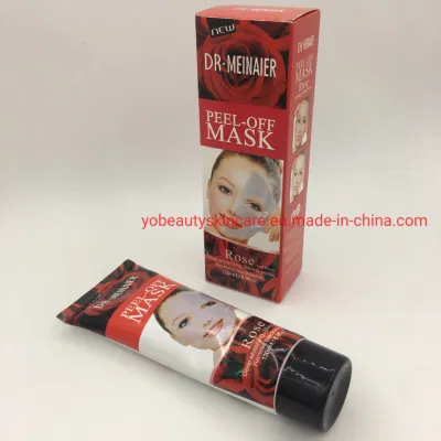 OEM Rose Peel-off Mask Whitening Refine Pores Facial Mask with 120ml