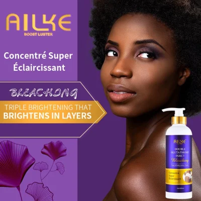 New Face &amp; Body Lotion Ailke Private Label Black Skin Whitening Body Cream Strong Bleaching Body Lotion