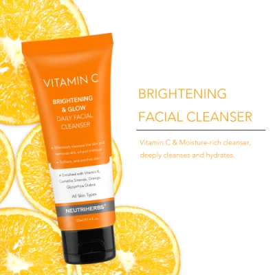 Private Label Vitamin C Face Cleanser for Oily Skin and Dry Skin