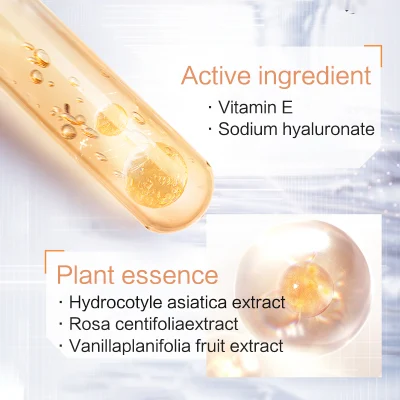 Private Label Anti Aging Whitening Facial Serum with Hyaluronic Acid Hydrating Retinol Moisturizing Vitamin E Serum