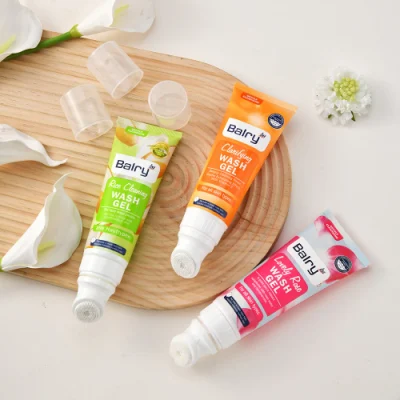 Factory Wholesale High Quality Pore Cleaning Anti Acne Cleansing Foam Rice Facial Cleanser with Brush