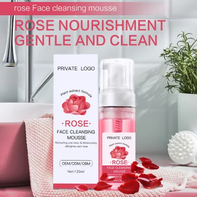 Natural Organic Exfoliating Cleansing Mousse Pore Moisture Oil Control Face Wash Foaming Facial Cleanser