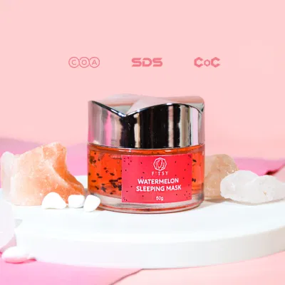 New Hot Selling Watermelon Mask Overnight Resurfacing Mask Hyaluronic Acid Moisturizing Sleeping Mask