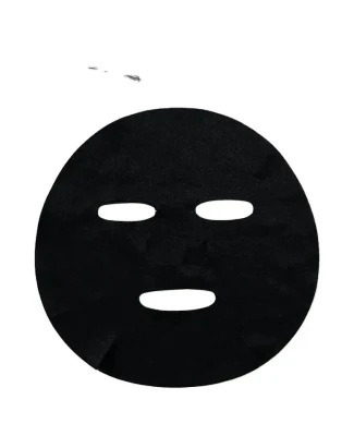 DIY Cloth or Paper Facial Mask Sheet Compressed Cosmetic Charcoal Black Facial Mask