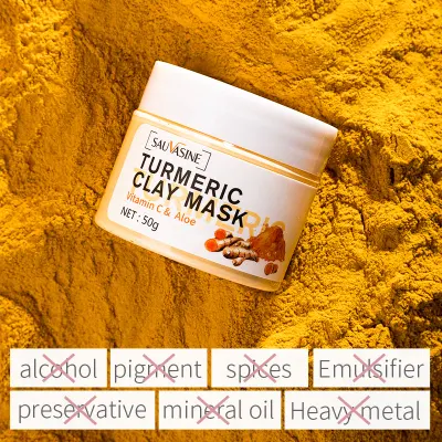Aloe Clay Mud Turmeric Facial Mask