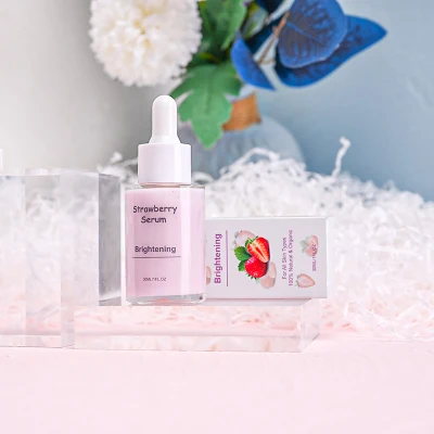 Aixin Organic Fruits Serum Skin Care Vitamin C Brightening Strawberry Face Milk Serum