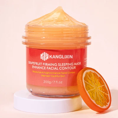 Custom Private Label Fruit Facial Jelly Sleeping Mask Firming Whitening Hydra Moisturizer Mango Cucumber Watermelon Sleeping Mask