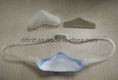 New Adjustable 2PCS Filter Pad Safety Silica Gel Nose Mask