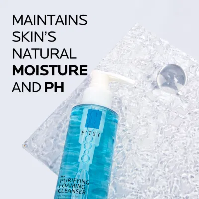 Factory Price Gentle Cleanse Purifying Foaming Facial Cleanser Smoothing Cleansing Gel for Oily Skin
