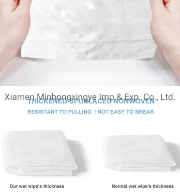 OEM Custom Logo Print Eco Friendly Facial Cleansing Portable Travel Pack Alcohol-Free Wet Tissue Baby Wipes