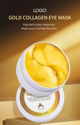 24K Hydrogel Mascarillas De Ojos Under Gold Collagen Crystal Eye Mask