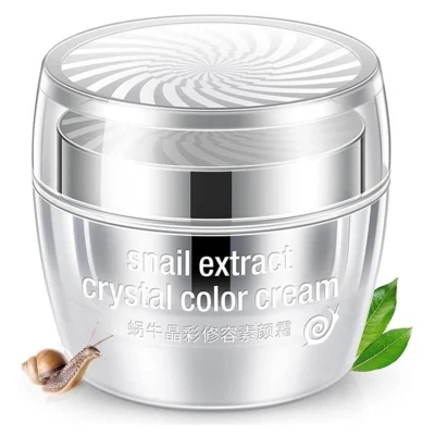 Whitening Dark Spot Remover Cream Snail Crystal Essence Color Repairing Makeup Face Cream