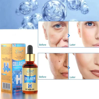 Liru Professional Skin Care Anti-Aging Anti-Wrinkle Hyaluronic Acid Collagen Niacinamide Face Serum