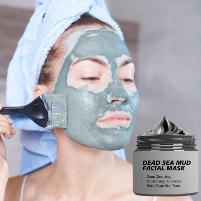 Skin Care Dead Sea Mud Deep Cleaning Anti-Acne Black Head Remove Grey Clay Mud Facial Mask