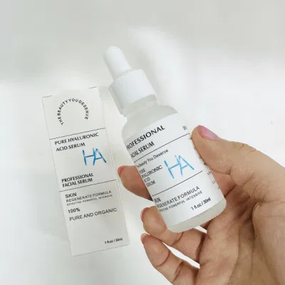 Private Label Anti Aging Whitening Revitalizing Skin Organic Hyaluronic Acid Face Serum