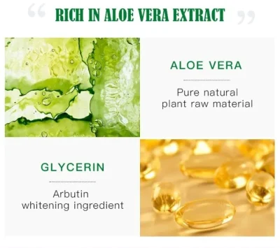 Liru Cosmetics Skin Care Anti Wrinkle Facial Moisturizing Brightening Aloe Essence Face Serum