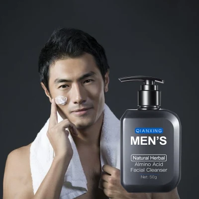 Organic Oil Control Cleaning Vegan Foam Man Skin Cleanser