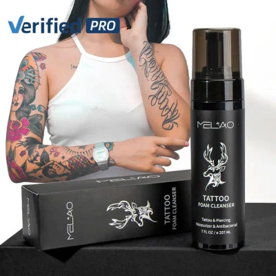 Tattoo Ink Antiseptic Wash Spray Exfoliating Foam Cleanser for Tattoo