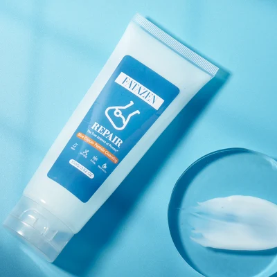 Moisturizing Blue Copper Peptide Face Cleanser Cream Deep Cleansing Smoothing Foaming Repairing Facial Cleanser