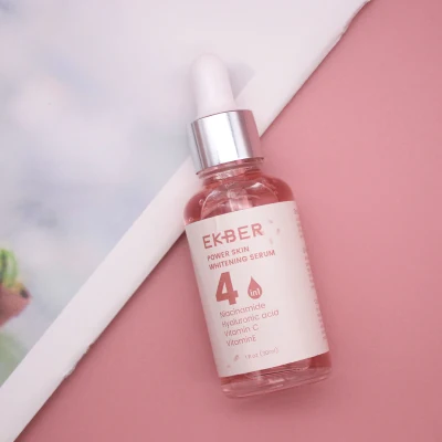 Private Label High Quality 4 in 1 Power Serum Vitamin C E Eyes Night Care Wrinkling Deep Repair Brightening Centella Asiatica