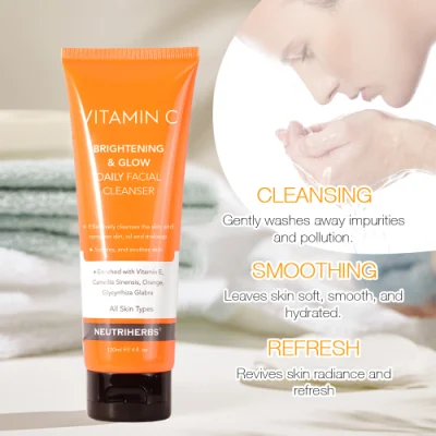Private Label Vitamin C Face Cleanser for Oily Skin and Dry Skin