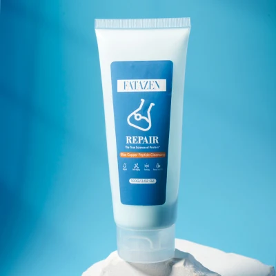 Moisturizing Blue Copper Peptide Face Cleanser Cream Deep Cleansing Smoothing Foaming Repairing Facial Cleanser