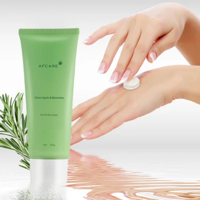 Manufacturer Private Label Tea Tree Pore Shrinking Cleansing Anti-Wrinkle Face Cleanser for Dry Skin