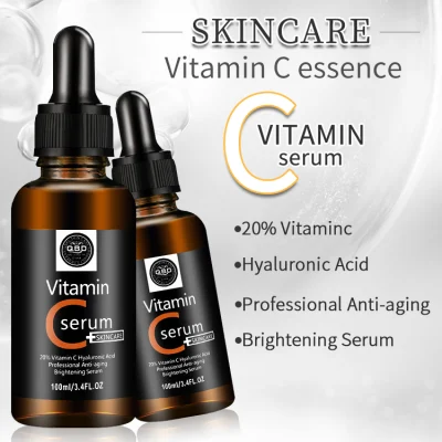 High Quality Private Label Vitamin C Serum Vc Whitening Hyaluronic Acid Moisturizing