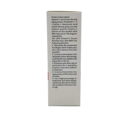 Wholesale Private Label Skin Care Vitamin C Hyaluronic Acid Serum, Anti Aging