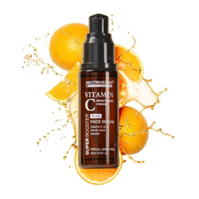 OEM ODM Private Label Vitamin C and E Glowing Serum for Face with Hyaluronic Acid