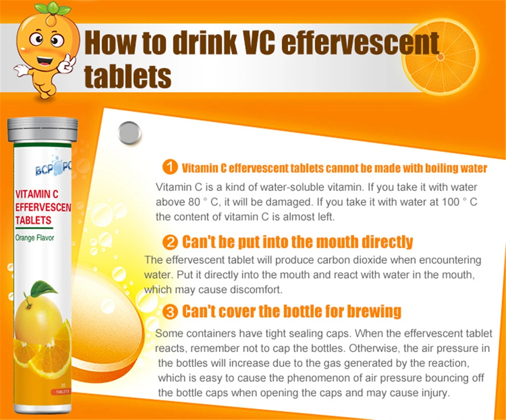 Skin Whitening Vitamin C 1000mg Effervescent Tablets