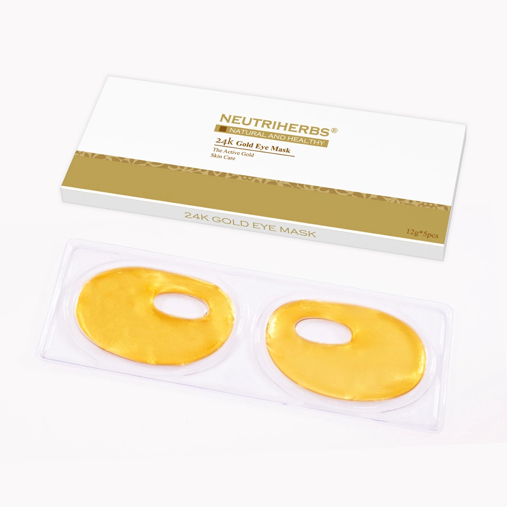 Natural Moisturizing Skin Hydrating Remove Dark Circles 24K Gold Gel Eye Mask