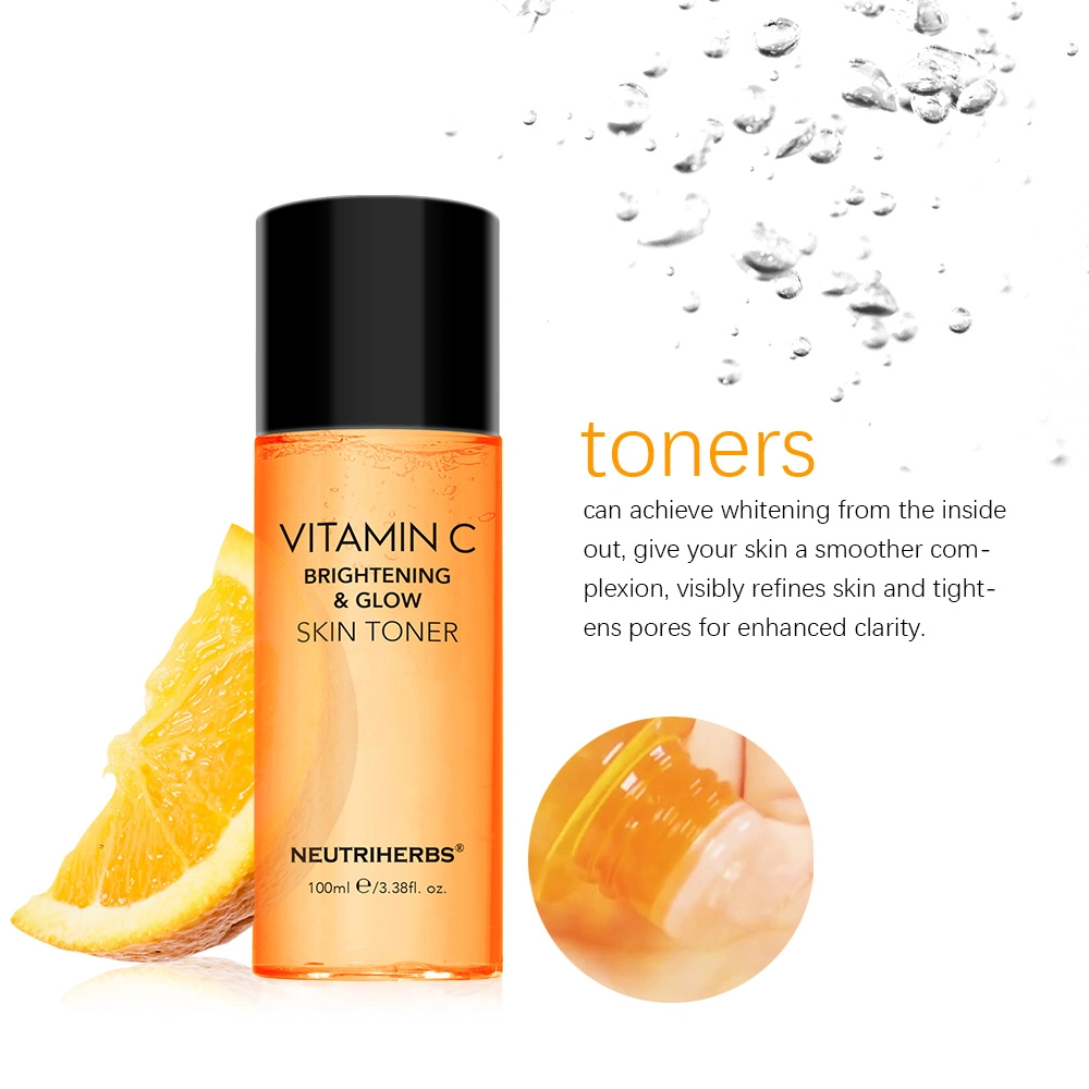 Private Label Custom Manufacturer Face Toner Vitamin C Skin Brightening Niacinamide Skin Care Vc Toner