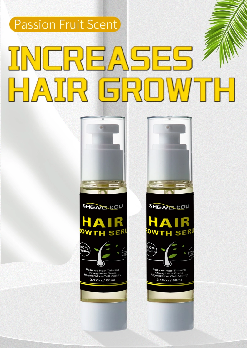Custom Logo Private Label Biotin Aid Hair Growth Anti-Loss Ingrown Hair Growth Serum