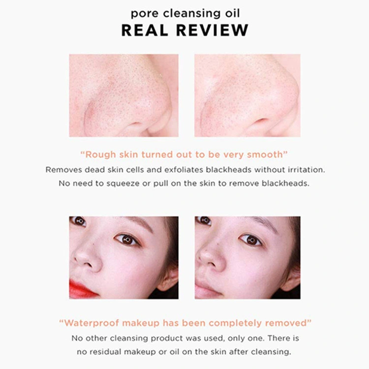 Private Label Moisturizing Makeup Remover Pore Cleansing Oil