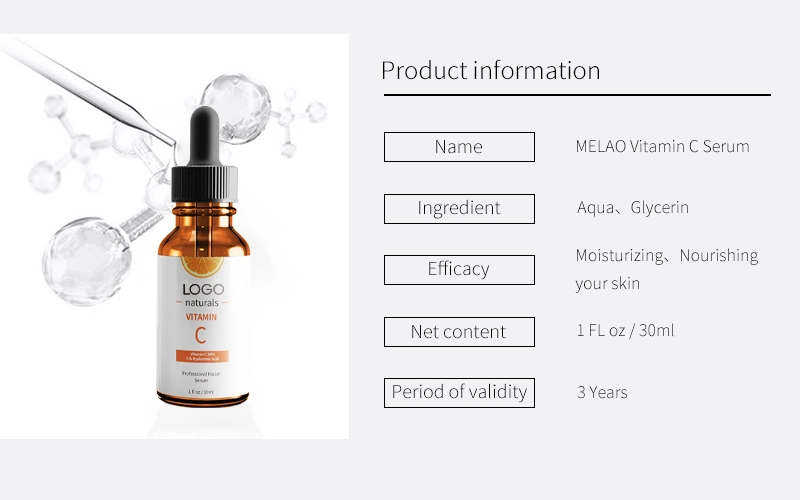 Best Selling Vitamin C with Hyaluronic Acid Anti Aging Face Serum Skin Care