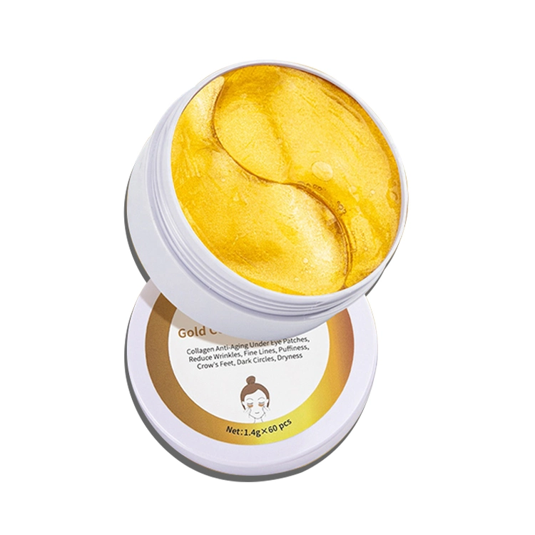 24K Hydrogel Mascarillas De Ojos Under Gold Collagen Crystal Eye Mask