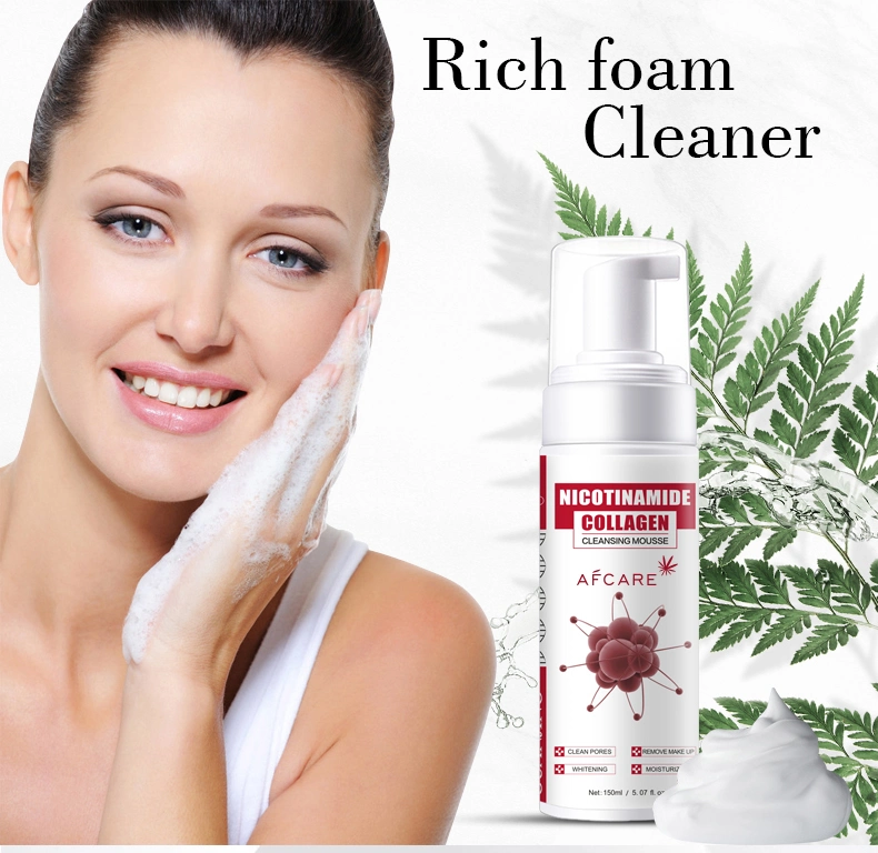 Face Clean and Whitening Facial Foam Cleanser for Cleanser or Makeup Remover