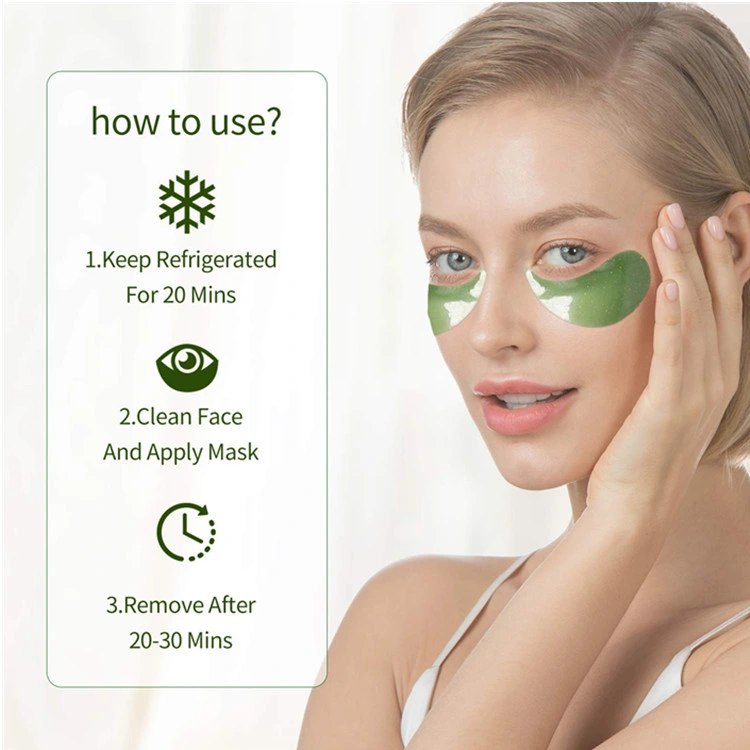 OEM Patches Wrinkles Treatment Gel Pads Seaweed Collagen Eye Mask