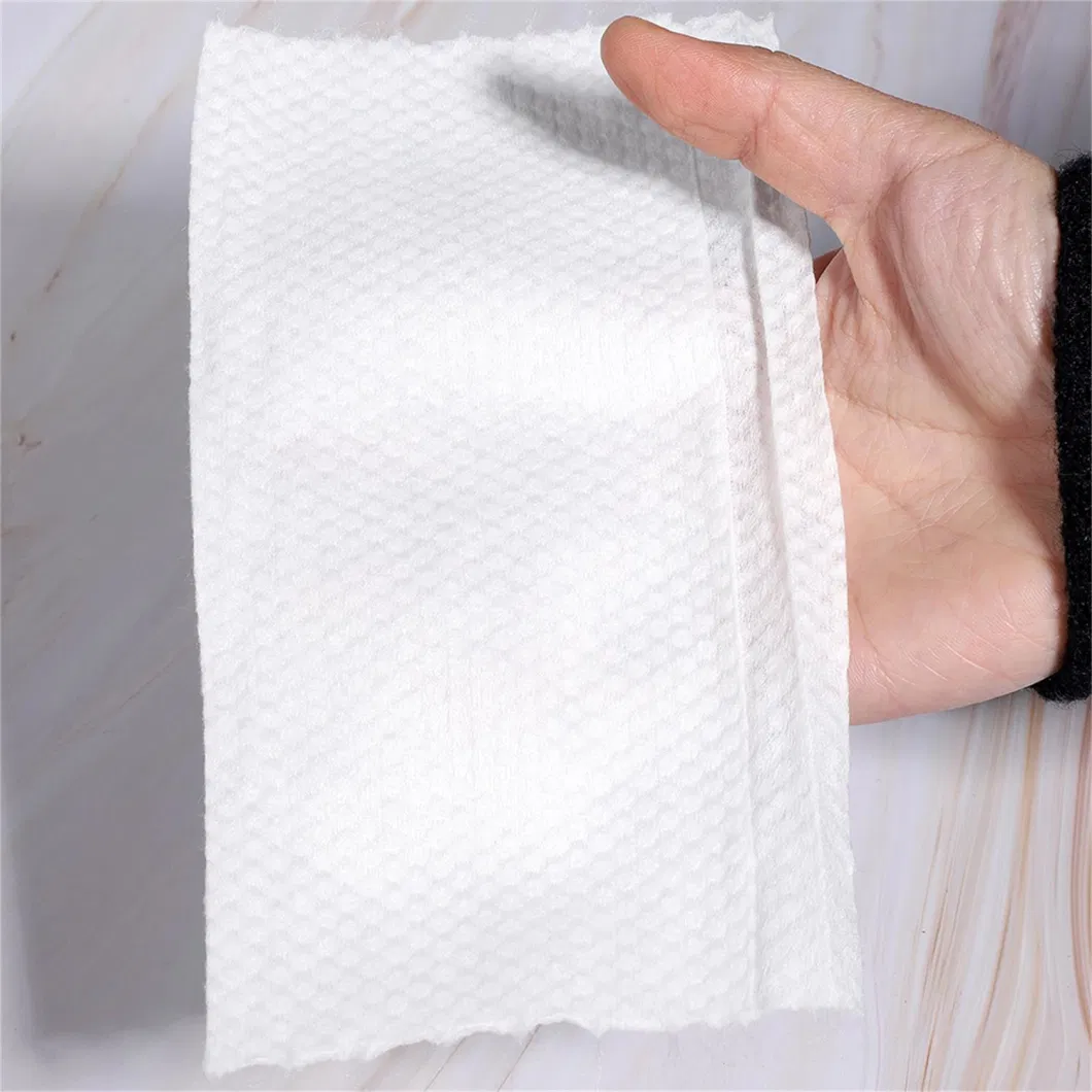 Cotton Facial Tissue Cleansing Tissue Wipes Through Factory OEM