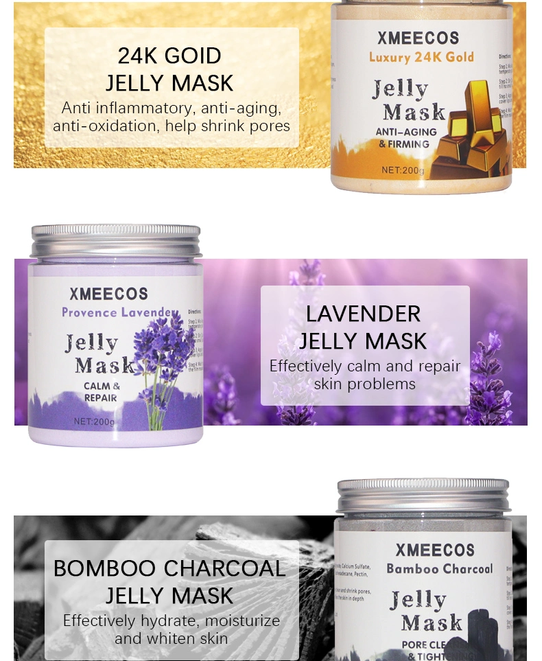 Skin Care Face &amp; Body Jelly Mask Organic Rose Hydro Jelly Powder Peel off Face Mask