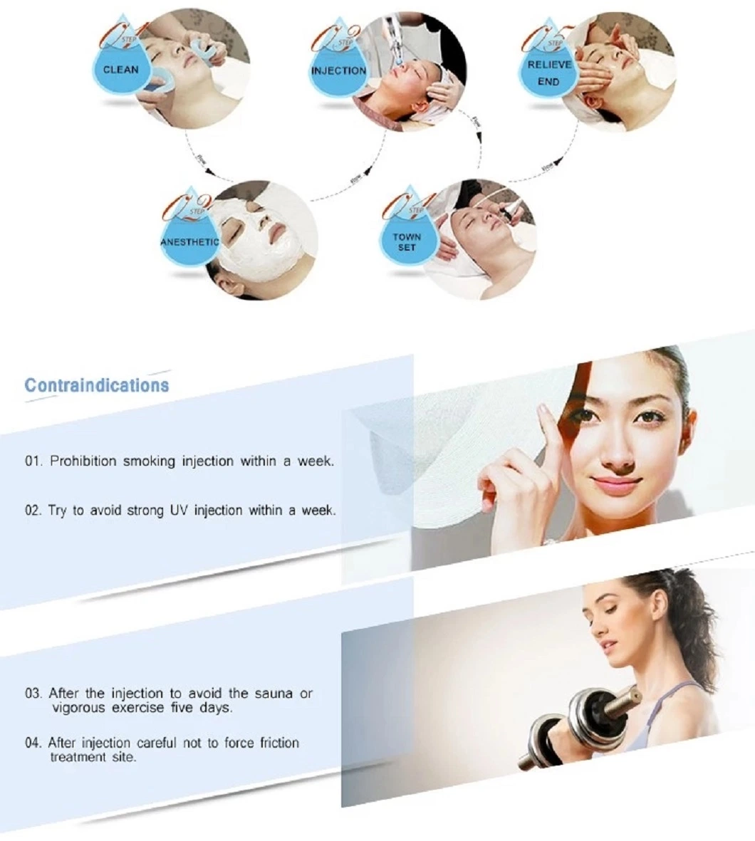 Meso Injection Skin Whitening Solution Injectable Hyaluronic Acid Mesotherapy Serums for Microneedling