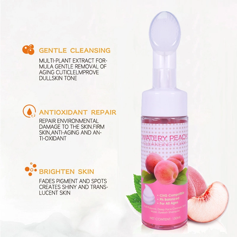Private Label Deep Cleaning Vitamin C Amino Acid Facial Cleanser Face Wash Mousse Foam Cleanser