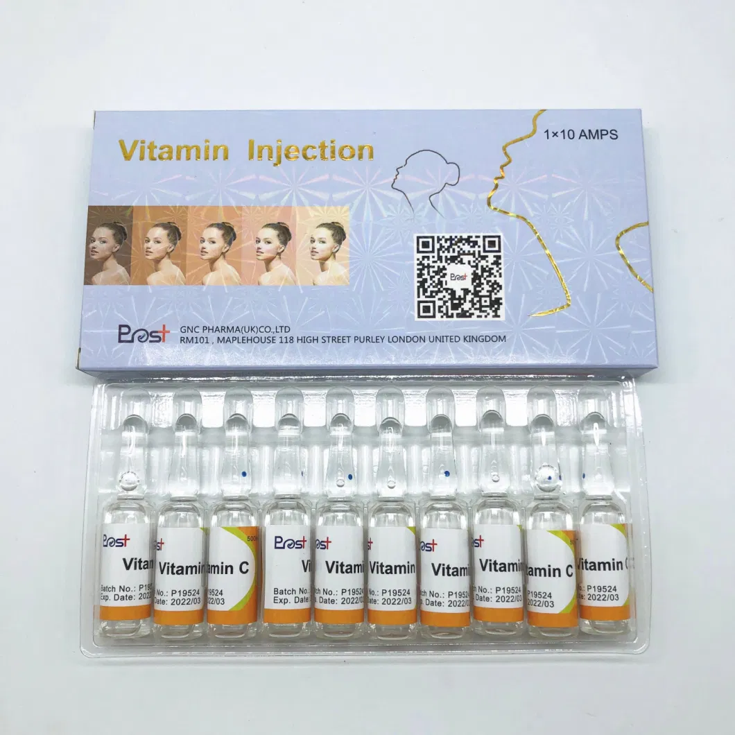Skin Whitening 500mg 1000mg Vitamin C Injection Ascorbic Acid
