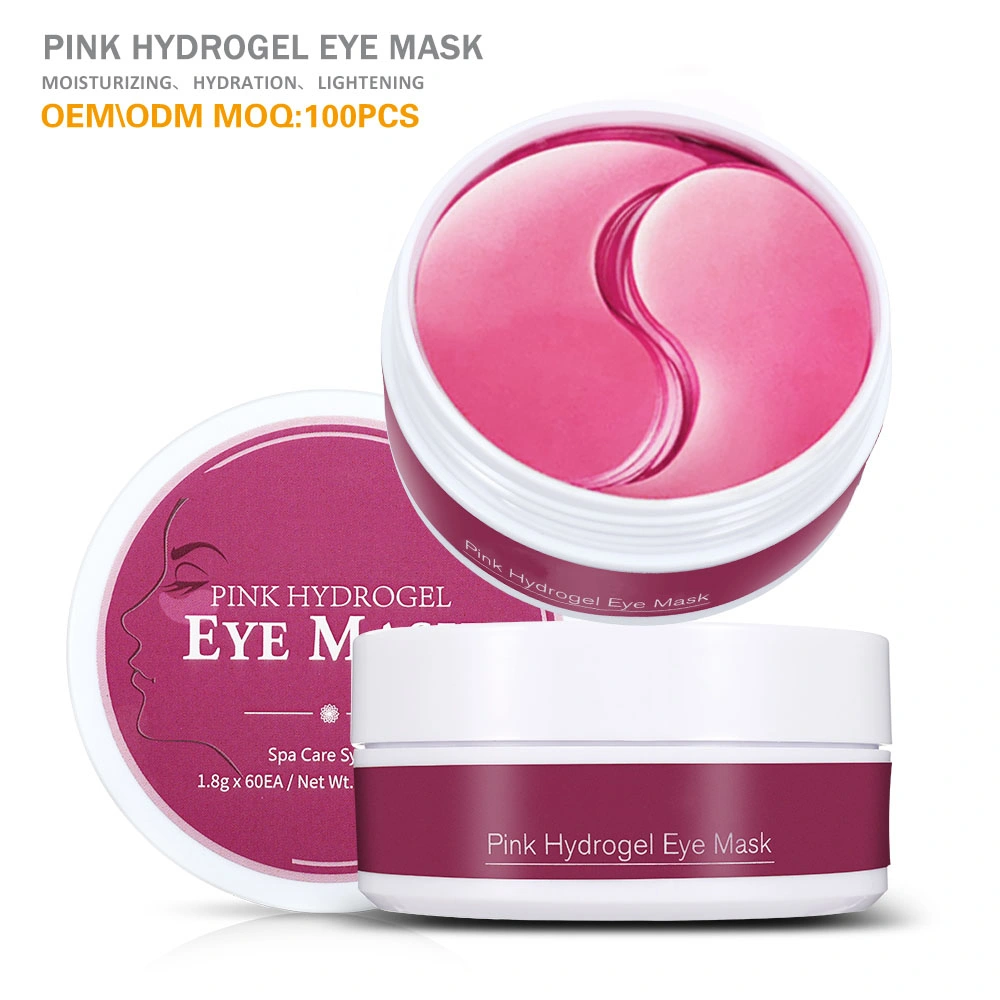 Wholesale Custom Crystal Eye Mask Deep Hydration 24K Gold Collagen Gel Eye Pads Reducing Dark Circles Hydroge Under Eye Patch