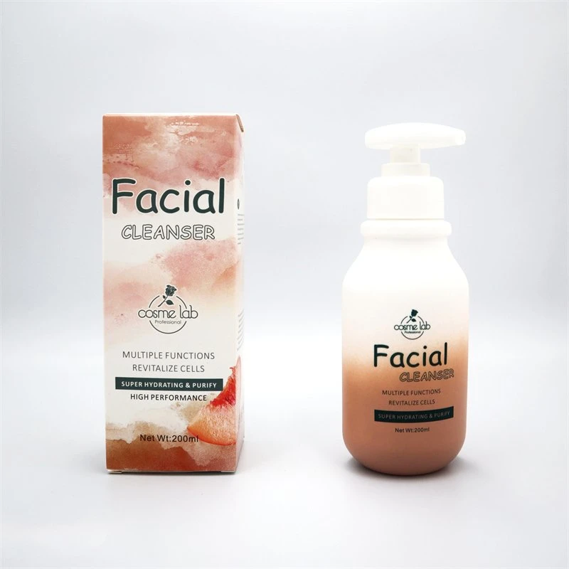 Cosmelab Peach Extract Skin Care Facial Cleanser Korean Face Wash Facial Cleansing Hydrating Makeup Remover Facial Cleanser