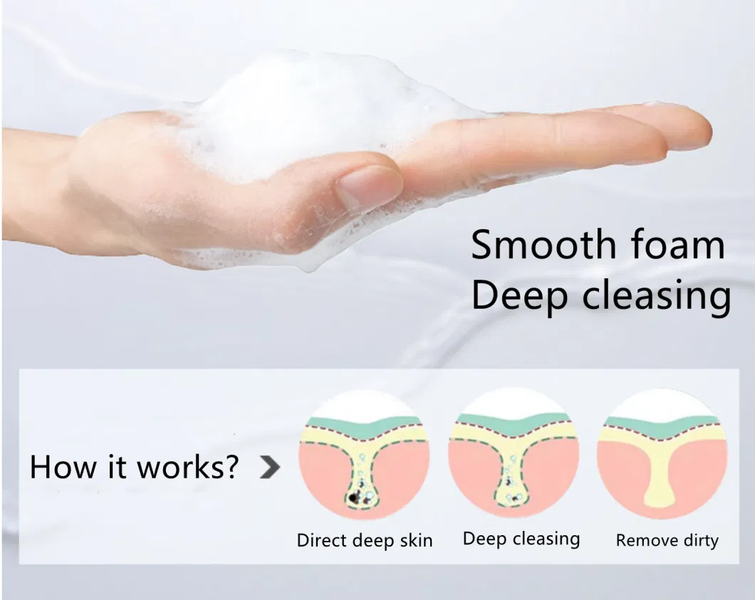 Natural Skin Care Mild Soap Moisturizing Wash Skin Deep Cleansing Foam Face Facial Cleanser