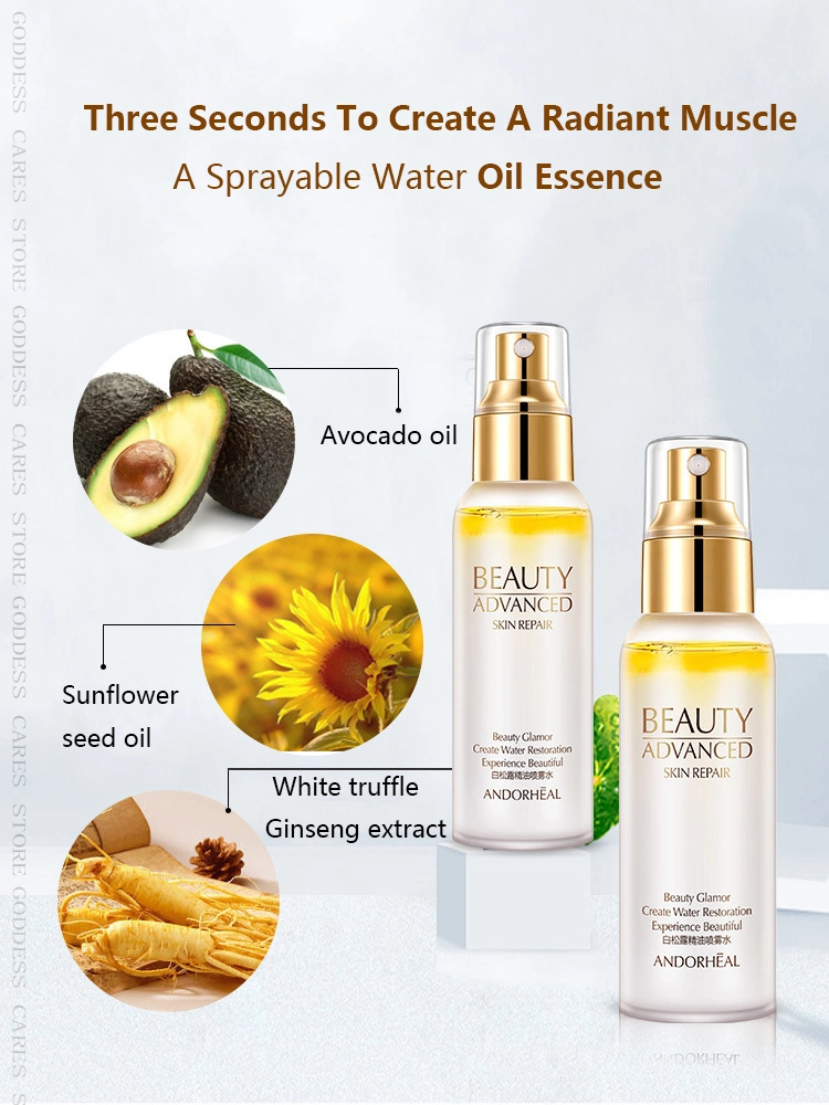 Sodium Hyaluronate Face Tonic 110ml Spay Bottle Whitening Moisturizing Hydration Facial Toner Pore Minimizer Skin Care Women M